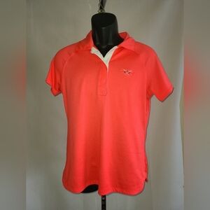 Under armour lose fit mens golf/polo shirt size LG